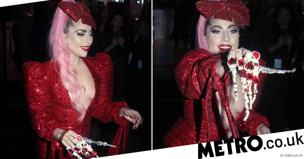 Lady Gaga nails an extra look in seriously OTT talons at beauty launch