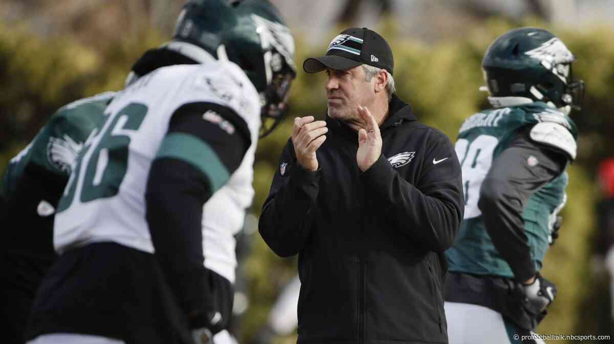 Eagles players felt “sense of urgency” in Thursday’s padded practice