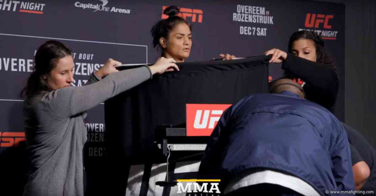 UFC on ESPN 7 weigh-in results: Cynthia Calvillo misses weight by over four pounds