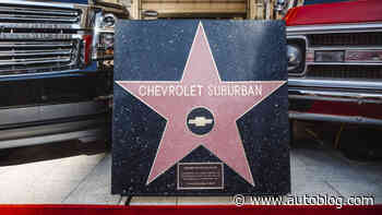 Chevy Suburban is the first car with a star on Hollywood Walk of Fame