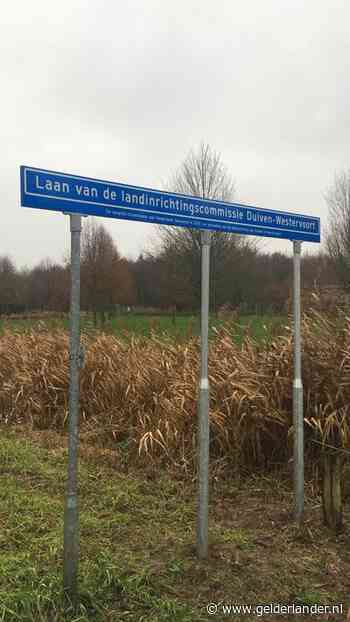 De langste straatnaam van Nederland is voor Duiven; En het bordje meet maar liefst 2,6 meter