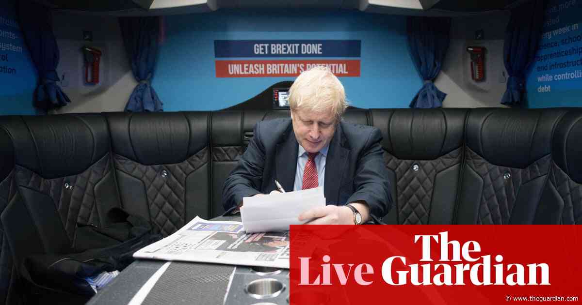 General election: Former Tory PM John Major urges people to vote tactically to deny Johnson majority – live news