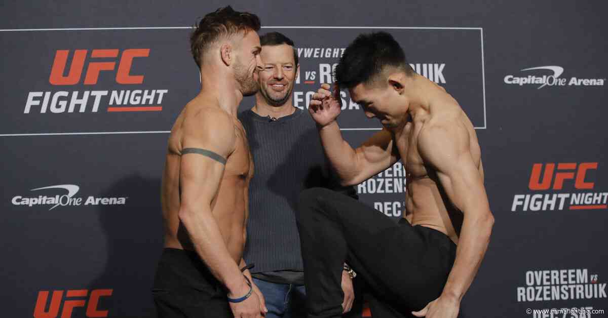 UFC on ESPN 7 weigh-in photos