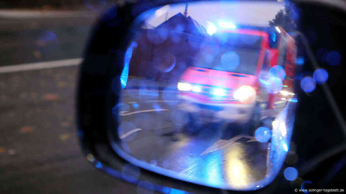Unfall: 43-jähriger Solinger tödlich verunglückt