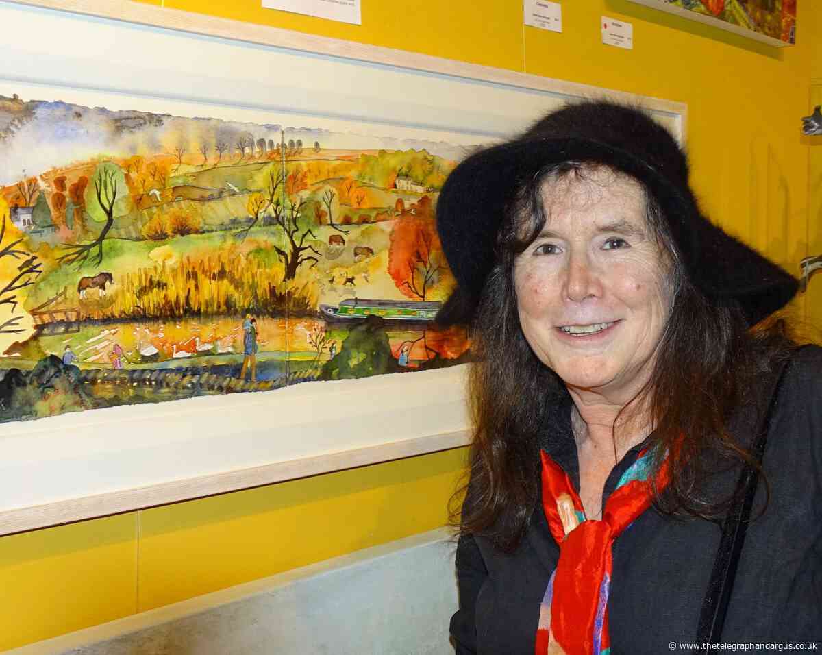 Local artists display work for Christmas at Bingley Gallery