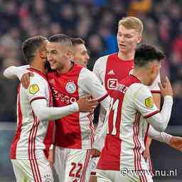Ajax gaat tegen Willem II voor tiende competitiezege op rij