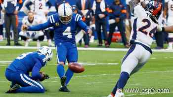 Colts to be without Vinatieri, Hilton vs. Bucs