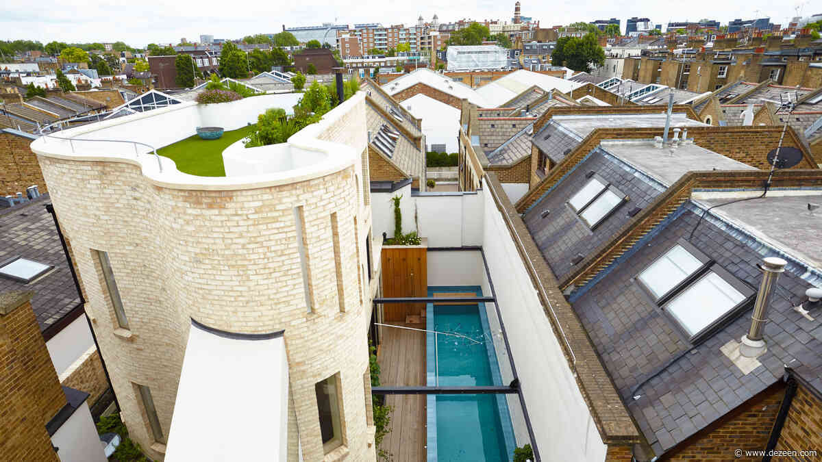 Alex Michaelis wraps his London family home with curvy brickwork walls