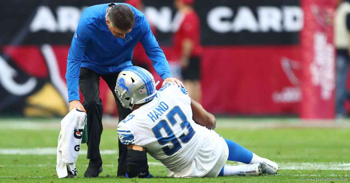 Lions-Vikings final injury report: Da’Shawn Hand ruled out