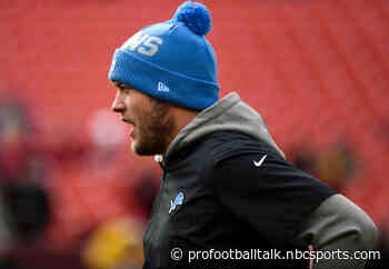 Matthew Stafford still out for Lions