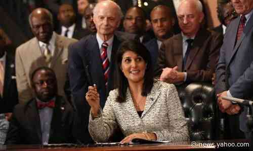 Nikki Haley claims otherwise innocuous Confederate flag was &#39;hijacked&#39; by killer