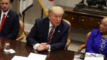 Trump quips that new lights bulbs don't make him look as good