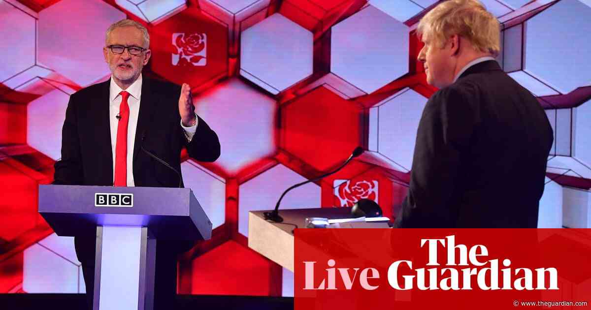 BBC debate: Johnson and Corbyn clash over Brexit, NHS and racist language – live news