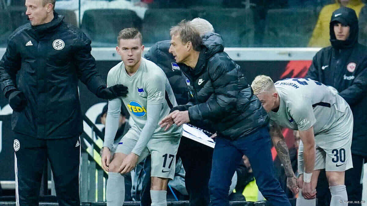 Trotz 2:0-Führung: Klinsmann und Hertha verpassen Befreiungsschlag gegen Frankfurt