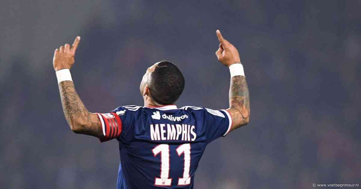 Memphis in bloedvorm bij Lyon, Inter speelt gelijk in topper tegen Roma