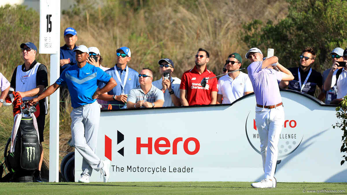 Final-round tee times at Hero: Woods, Thomas together again