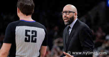 Knicks Fire Coach David Fizdale
