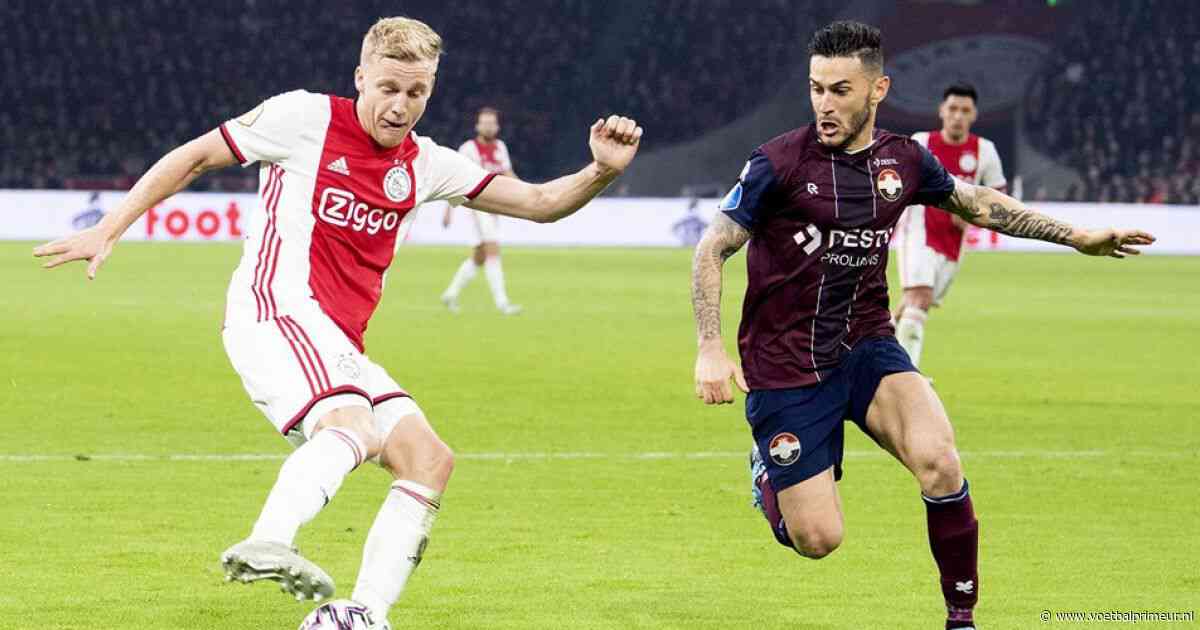 Van de Beek: 'Willem II heeft het goed gedaan, maar wij waren slecht'