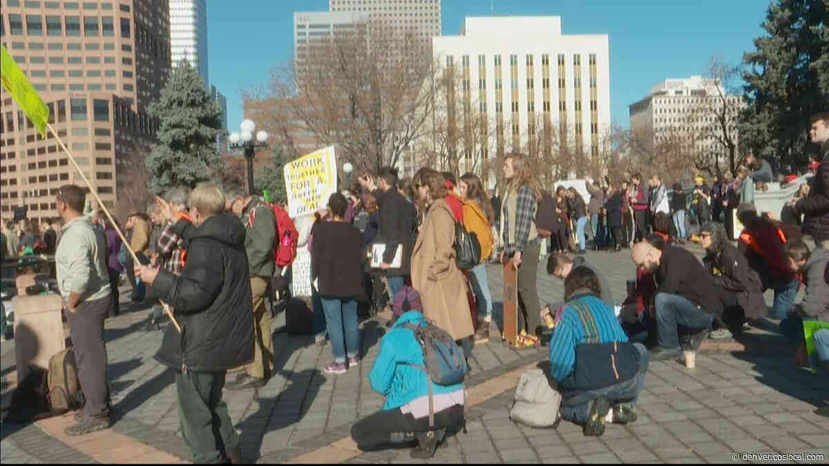 Climate Change Activists March Through Denver Streets