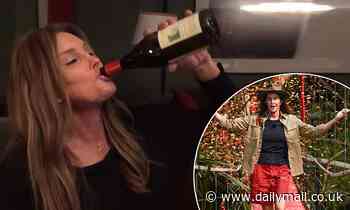 I'm A Celebrity's Caitlyn Jenner downs a bottle of wine amid lonely jungle exit