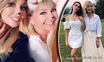 Olivia Newton-John and daughter Chloe Lattanzi share fun selfie videos amid the icon's cancer battle