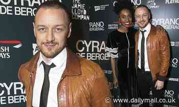 James McAvoy joins co-star Anita-Joy Uwajeh during press night for Cyrano de Bergerac