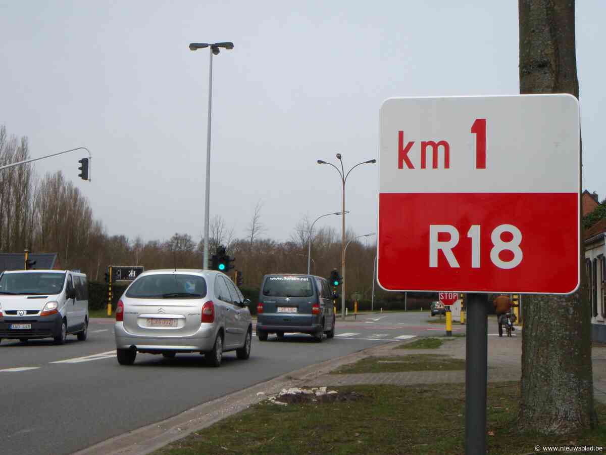 Drukke ringweg afgesloten