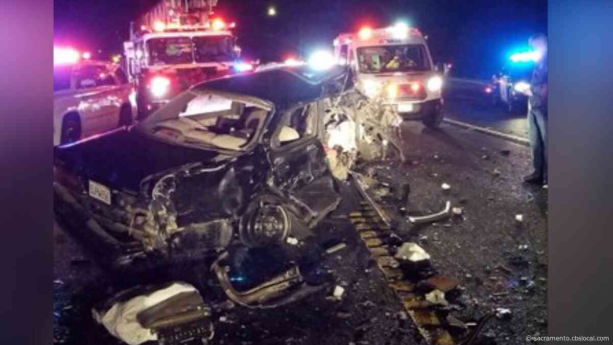 Highway 49 Shut Down Outside Of Auburn After Fatal Crash, Car Fire