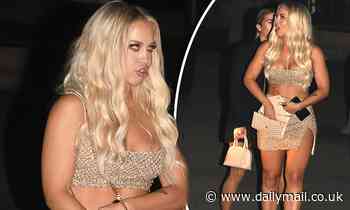 Tammy Hembrow reveals her famous figure at Sydney nightclub