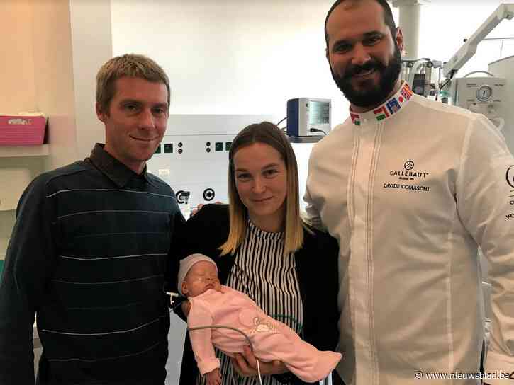 VIDEO. Chocolatier verrast baby Ruby Callebaut met héél toepasselijk cadeautje: “Ze hangt al aan de wall of fame”