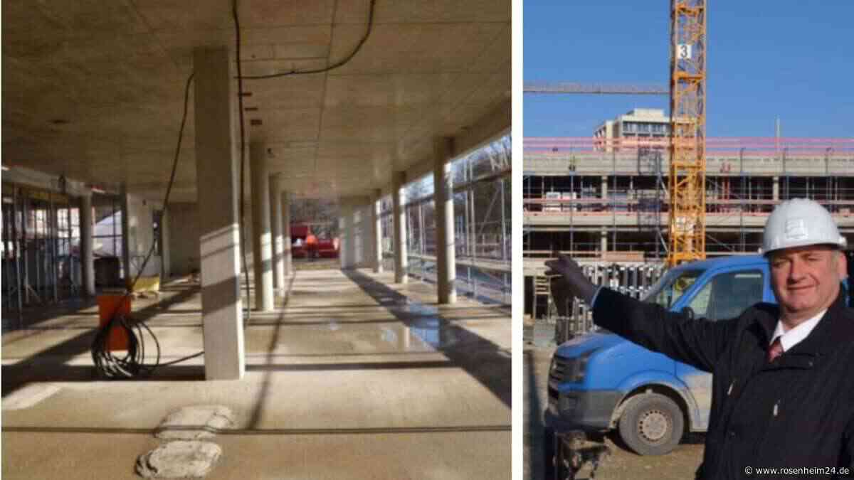 21.000 Kubikmeter Beton stecken in Wasserburgs Großbaustelle