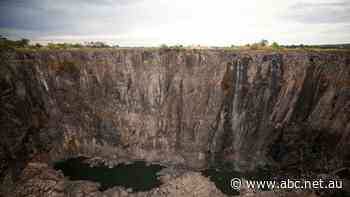 As Victoria Falls slows to a trickle, Zambia raises alarm over climate change