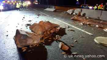 M25 reopens after crane overturned across both carriageways