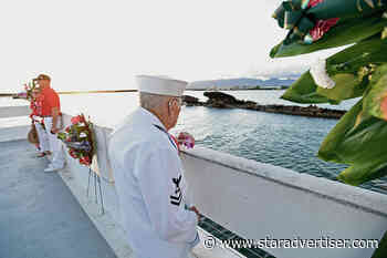 One of the few remaining battleship survivors attends Pearl Harbor service