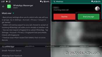 WhatsApp Gets Call Waiting Feature on Android, but Without Call Holding: Here Are the Details