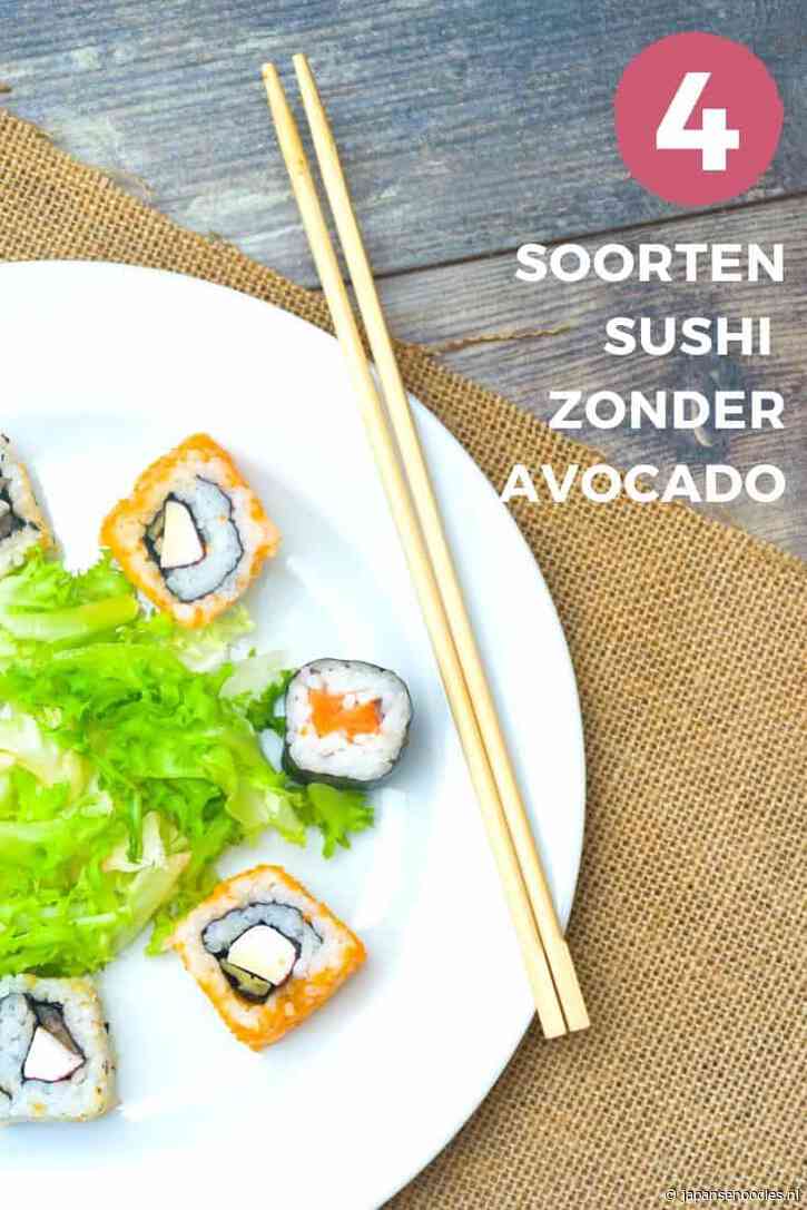 Sushi zonder avocado? Deze sushi varianten kun je veilig eten