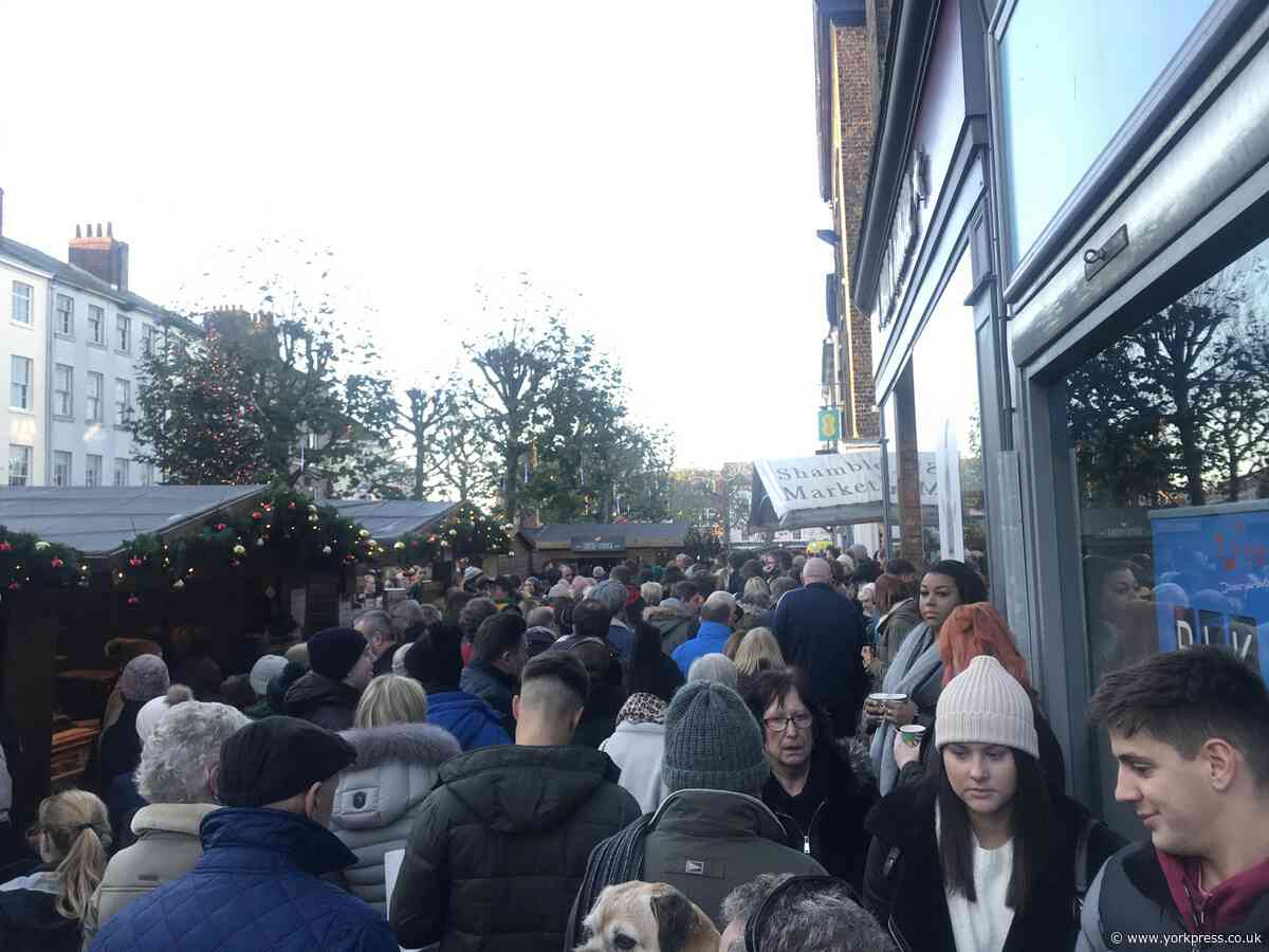York needs fewer tourists for Christmas Market