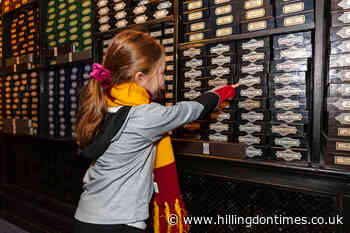 Children with cancer were given a magical tour around Hogwarts
