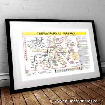 New London Underground map shows the history of Watford Football Club