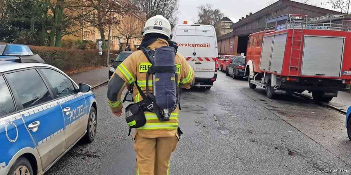 Gasleck vermutet: Hansering für eine halbe Stunde gesperrt