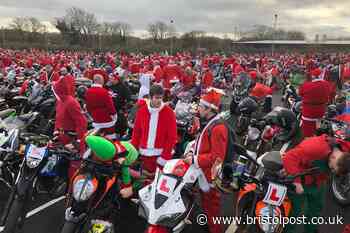 In pictures: Bristol Santa ride