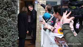 Hugh Grant goes door-knocking in bid to unseat Dominic Raab