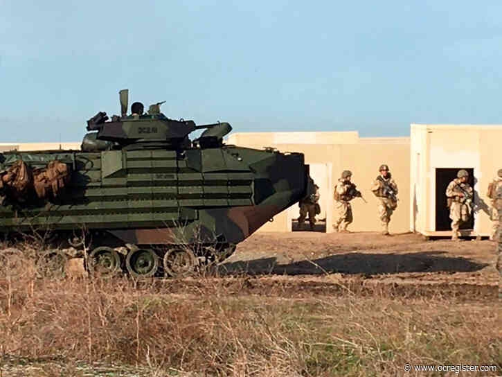 Marines, sailors storm beaches at Camp Pendleton at start of massive training exercise