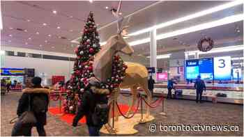 Toronto Pearson International Airport gets in the holiday spirit