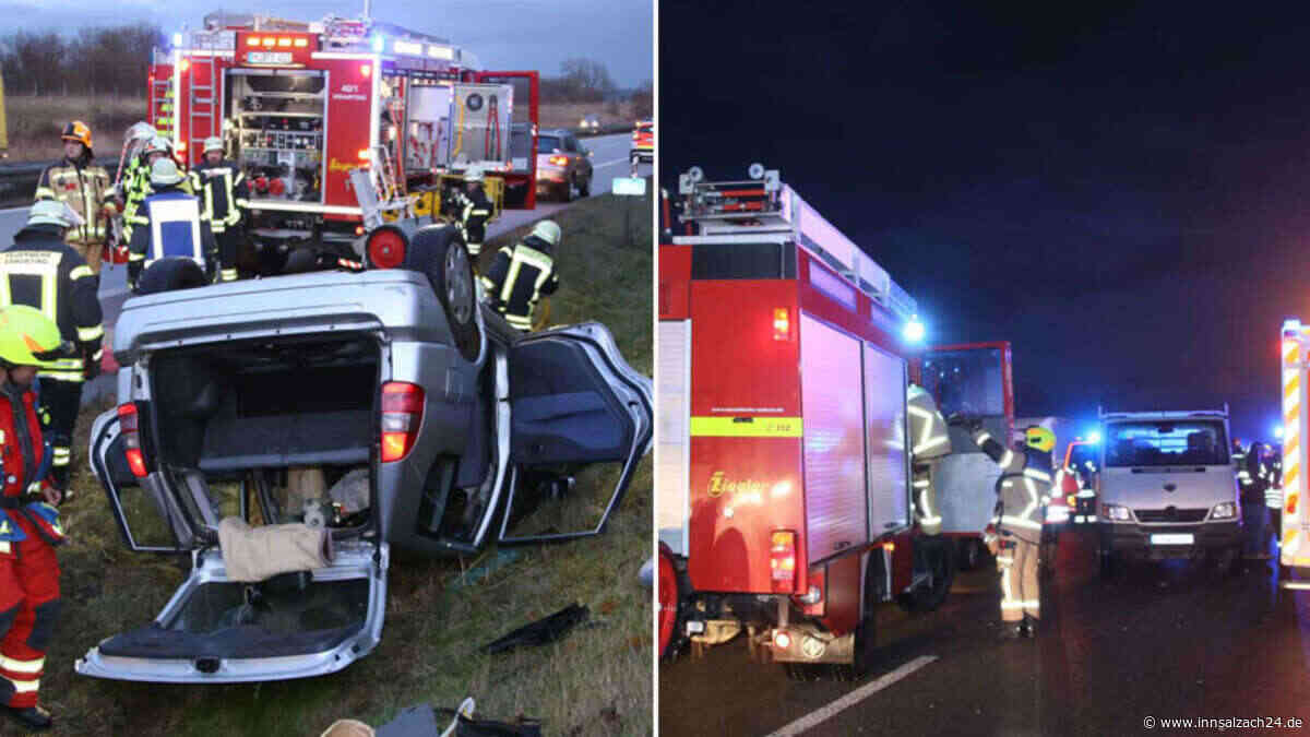 Zweiter Unfall an Stauende: Eine Person schwerstverletzt