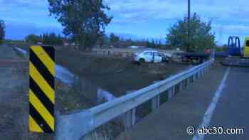 Senior citizen survives Madera canal car crash, but dies after escaping his car