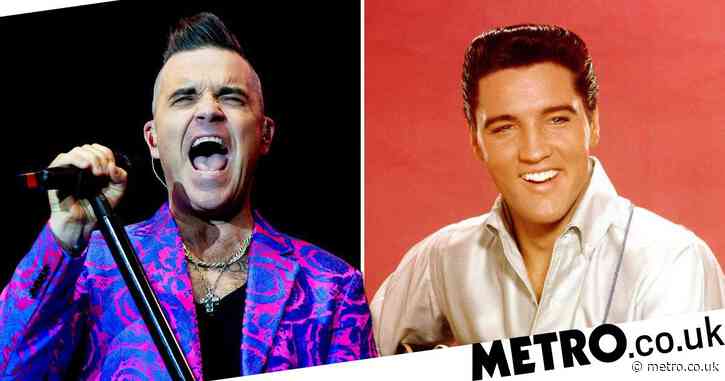 Robbie Williams equals Elvis Presley record as Christmas album hits number one