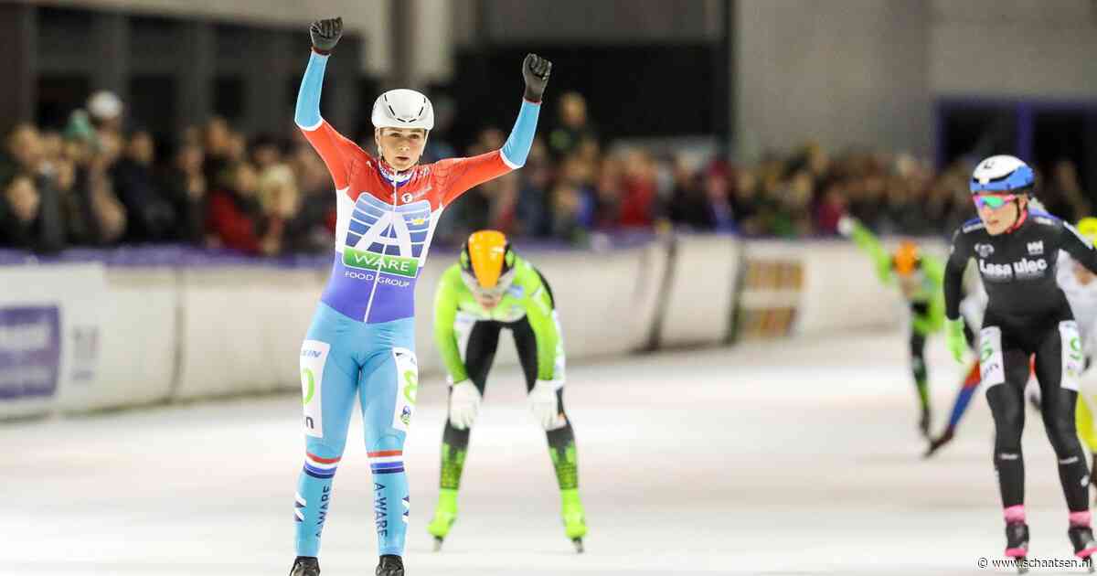 Irene Schouten wint bij rentree in Alkmaar
