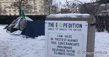 Calgary climate activist sets up camp in Ottawa seeking meeting with PM
