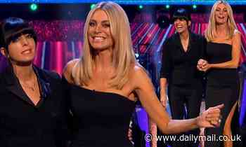 Strictly Come Dancing: Tess Daly puts on a leggy display in thigh-split gown